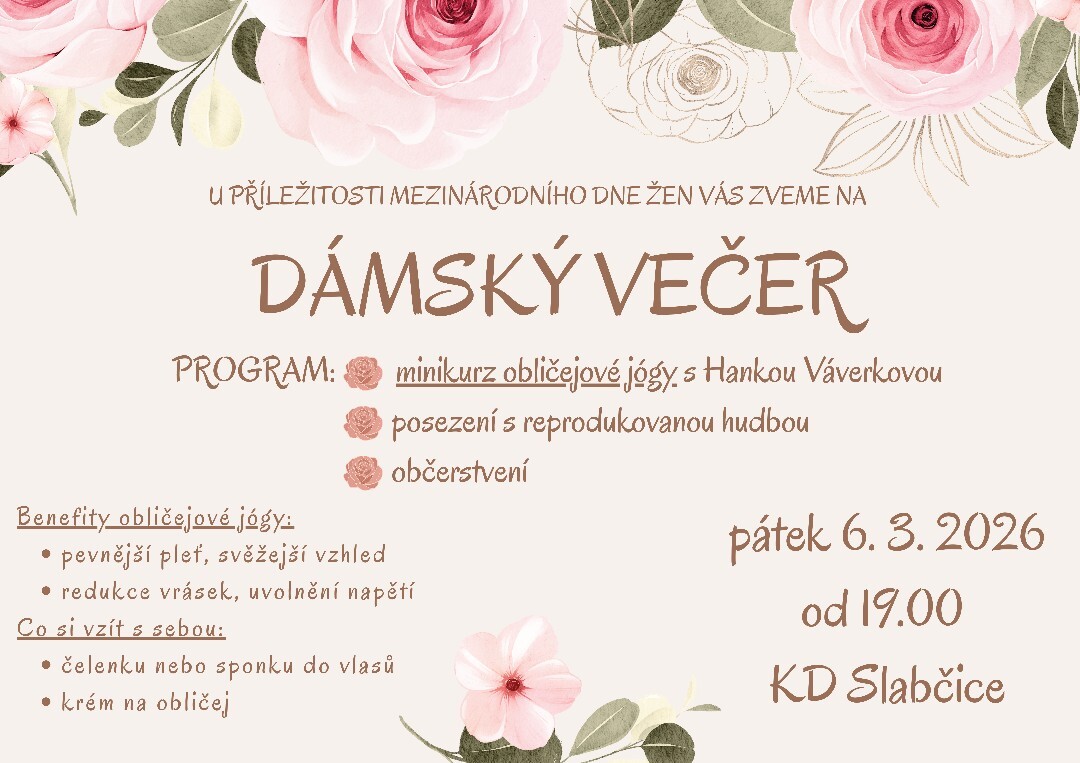 MDŽ Slabčice - plakát