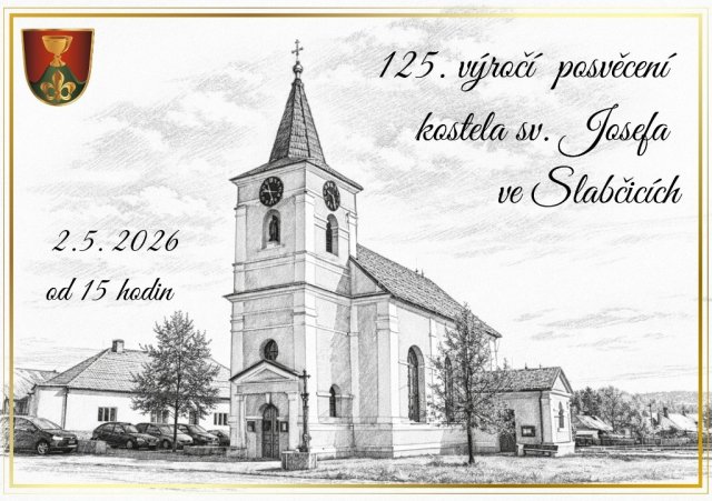 125 let kostela Slabčice - Plakát 1_2