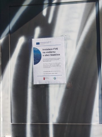 Projekty publicita 2026: Instalace FVE na vodárnu v obci Slabčice - Foto 2
